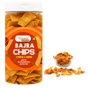 Chips de millet savoureuses au fromage et aux herbes, Namkeen, collation saine, chips de millet croustillantes, collation croustillante, emballage en vrac disponible - Product Image 4