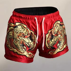 Wholesale Men Bjj Short Mma Fight Training Professional MMA Shorts Custom Sublimated <b>Cheap</b> Price Boxing Competition Shorts - Product Image 6