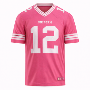 Jersey de Fútbol Americano Personalizado OEM, Uniformes de Equipo de Marca Privada, Números y Logotipos Personalizados, Tela de Sublimación de Alto Rendimiento - Product Image 2