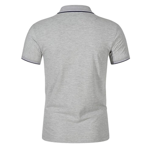 เสื้อโปโลสำหรับผู้ชายเสื้อโปโลผ้าแคนวาสแบบหนาเสื้อโปโลแขนสั้นพิมพ์ลายฤดูร้อน - Product Image 6