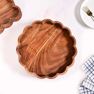 Modern Stylish Rustic Wooden Decorative Trays Rectangle Handcrafted Multi-Functional Serving Platter Wood Handicraft Serving - Product Image 5