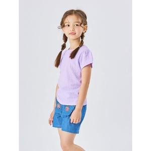Camiseta OZKIZ Coreana Premium 100% Algodón para Niñas de 2 a 7 Años, Estilo Casual, Venta al Por Mayor, Moda Infantil de Verano - Product Image 1