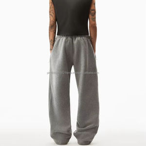 Pantalones Holgados de Lona de Alta Calidad para Hombre, Cintura Elástica, Logotipo Personalizado, Pantalones Deportivos de Cintura Alta, Impermeables, Transpirables, Precio Bajo - Product Image 4