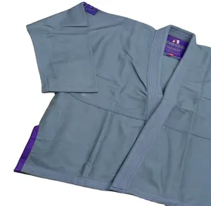 Người Đàn Ông Tốt Nhất Bán Brazil Bjj Gi 100% Cotton Chất Lượng Cao Cấp Jiu Jitsu Bjj Gi Bán Buôn Jiujitsu Kimonos 2024 Màu Xám Bjj Gi