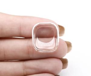 เพชรแล็บทรงคุชชั่นคัต 12.5 กะรัต แบบคาโบชอง ตัดแต่งทรงคาโบชอง ขนาดมาตรฐาน  เพชรปลูกในห้องปฏิบัติการ CVD สำหรับการทำเครื่องประดับสมัยใหม่ - Product Image 3