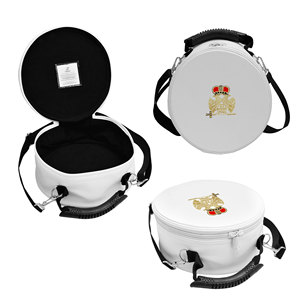 NANBA GROUP Étui de transport souple et léger en cuir pour casquette de Rite Écossais Maçonnique 33ème Degré, avec fermeture éclair, 10x22cm - Product Image 1