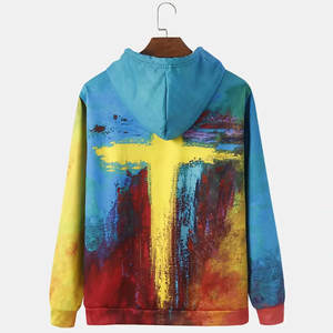 Sudadera con Capucha para Hombre, Estilo Tropical, Color Sólido, Sublimada, de Última Moda, Nueva Colección - Product Image 2