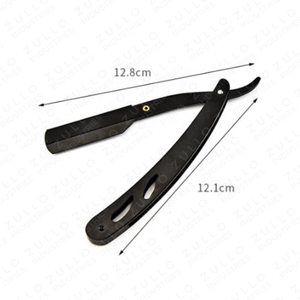Premium Stainless Steel Straight Edge <b>Razor</b> with Wooden Handle Professional Barber Shaving Tool Custom Color OEM - Product Image 3