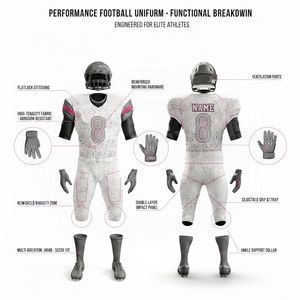 Premium Quality American Football Uniform Jersey Pants Set Sublimated Teamwear Customizable Training Practice Football Kit Men - Product Image 2