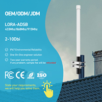 Antena Exterior de Polarización Vertical de Alto Rendimiento para Monitoreo de Ranchos Ganaderos, Carcasa Anticorrosión Profesional