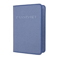 Étui Portefeuille Fin en Cuir PU pour Passeport et Cartes – Idéal Voyage