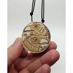 Collier artisanal en os, style tribal bohème, accessoires de mode en cristal, bijou ethnique vintage, cadeau pour femmes élégantes - Product Image 6