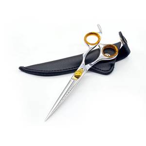 Ciseaux de coiffure professionnels en acier inoxydable, lame tranchante, manche long, pour droitiers, ciseaux de coupe de cheveux - Product Image 1