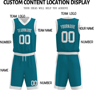 ชุดบาสเก็ตบอลขั้นสูง เสื้อเจอร์ซีย์ตาข่ายระบายอากาศพร้อมกางเกงขาสั้นเข้าชุด ดีไซน์ควบคุมความชื้น เหมาะสำหรับการแข่งขัน - Product Image 5