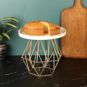 Soporte para Pasteles Metálico Ecológico con Acabado Blanco, Soporte para Postres, Frutero, Exhibidor de Cupcakes, Decorativo, Solo Lavar a Mano - Product Image 2