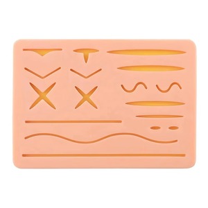 Medical Silicone Skin Suture Practice Pad Surgical Training Wound Closure Model CE ISO Approved OEM Custom Suturing Training <b>Kit</b> - Product Image 1