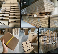 Disque de protection en papier kraft recyclé écologique avec trou central pour la protection des emballages