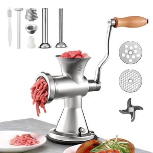 Tritacarne e Insaccatrice Manuale in Acciaio Inox 304 per Uso Domestico - Product Image 1