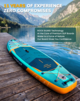 Planche de paddle gonflable 11ft6 avec siège de kayak, capacité 230kg, pour sports nautiques en extérieur - Vente en gros usine