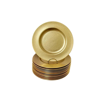 Assiette de Présentation Ronde en Métal Argenté – Design Minimaliste, Durable, pour Dîner, Mariage, Hôtels et Usage Domestique