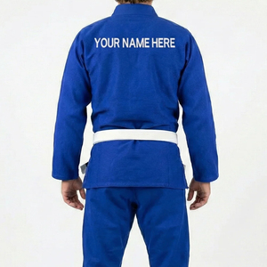 ชุดยูโดสำหรับการแข่งขันระดับมืออาชีพ ชุดกิโมโนบราซิลเลียนยิวยิตสูคุณภาพสูง สีขาว พร้อมเข็มขัดสีขาว - Product Image 3