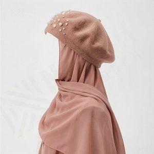 Pañuelo Hijab Musulmán de Gasa Burbuja de Alta Calidad en Oferta, Elegantes Chales Personalizados con Densidad de Color, Accesorios para la Cabeza de Moda Modesta y Suave de Primera Calidad - Product Image 3