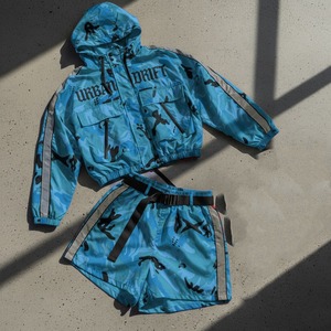 Women's Reflective windbreaker tracksuit set lightweight zip up <b>jacket</b> jogger pants sporty casual activewear wholesale Hoodies - Product Image 6