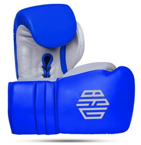 Gants de boxe professionnels pour l'entraînement au sparring, en cuir véritable, à lacets, pour Muay Thai, Kickboxing, MMA, Sanda, respirants, 8 oz - Product Image 2
