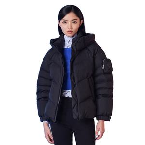 Chaqueta de Invierno Unisex para Mujer, Personalizable, Impermeable, Cortavientos, Ecológica, Rellena de Poliéster, Estilo Bomber - Product Image 6