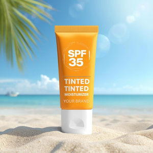 Crème hydratante teintée SPF 35 pour le visage, légère et hydratante, fabricant de produits de soin OEM ODM - Product Image 2
