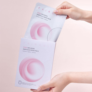 [ROUNDEARTH] Masque en ampoule Faircell PDRN Infusion, pack coréen anti-âge, collagène, élasticité et soin des rides - Product Image 1