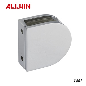 OEM ODM Customized Solid Brass U Inline Wall Mount Glass Clip Glass <b>Railing</b> Hardware - Product Image 3