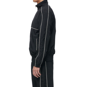 Nouvel ensemble de survêtement d'hiver personnalisé pour homme en coton uni avec capuche, coupe-vent imprimé, 2 pièces, veste de sport zippée, imperméable, personnalisable - Product Image 5