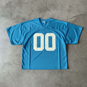 เสื้อเจอร์ซีย์อเมริกันฟุตบอลแบบสตรีทแวร์ตาข่ายระบายอากาศ พิมพ์ลายกราฟิกตัวเลขด้วยเทคนิค Sublimation ทรงโอเวอร์ไซส์ สำหรับเล่นกีฬา ปี 2026 - Product Image 5