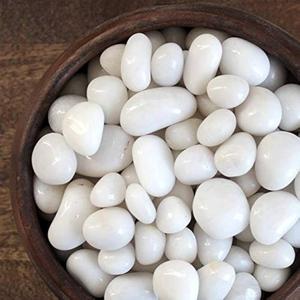 Decorative White Marble Pebbles for Aquariums Garden Landscaping <b>Vase</b> Fillers and Home Interior Decoration Available for Sale - Product Image 1