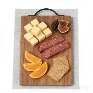 Tabla de Charcutería de Acacia de Alta Calidad con Cuerda de Hilo, Tabla de Quesos de Madera, Plato para Servir, Logotipo Grabado con Láser, Uso en la Cocina - Product Image 4