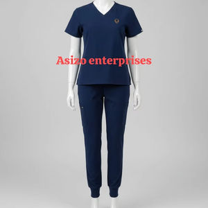 Uniformes médicaux d'hôpital en gros pour médecins et infirmières, uniformes de travail unisexes en molleton de rayonne - Product Image 1