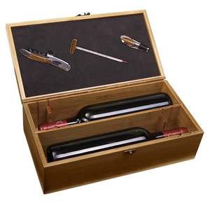 Porte-bouteilles en bois innovant pour comptoir de cuisine, présentoir à bouteilles de vin, organisateur artisanal en bois naturel pour bar - Product Image 3