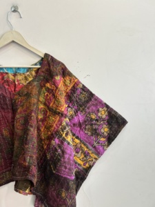 Plus Size Women's <b>Patchwork</b> Tank Top Casual Cotton Blouse Sleeveless Collarless Spring Style Handmade Top - Product Image 6