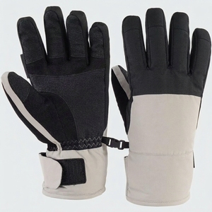 Mitaines imperméables extensibles confortables pour le ski et le snowboard, unisexes, doublées de polaire, chaudes pour l'hiver - Product Image 1