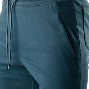 Shorts de sport décontractés pour hommes, nouvelle conception, logo personnalisé, été, coton, taille élastique, shorts de course unis avec poche - Product Image 4