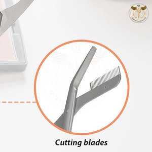 Tijeras Curvas para Cejas, Ideales para Viajes, de Acero Inoxidable de Alta Calidad, Herramienta de Belleza para Recortar las Cejas para Mujeres - Product Image 6