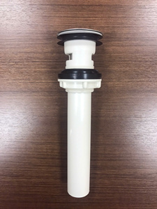 Válvula de drenaje de fregadero tipo empuje ABS de alta calidad Acabado cromado Lavabo Residuos con botones de inodoro Diseño tradicional ecológico - Product Image 3