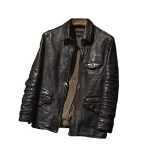 Estilo Formal de cuero genuino no tejido a prueba de viento calentado ecológico logotipo impreso en relieve servicio OEM cuero de lujo informal - Product Image 3