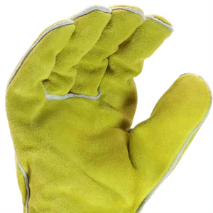 Gants de soudage en cuir de vachette de haute qualité avec logo personnalisé de 14 pouces, longs, pour une protection des mains, prix abordable, gants de travail pour soudeurs - Product Image 2