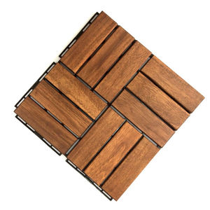 Azulejo de cubierta de madera de acacia de diseño tradicional de Vietnam Material de metal duradero para apartamentos y villas al aire libre Juegos de jardín - Product Image 4