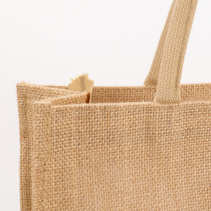 Eco Friendly Laminated Jute Bag Burlap Reusable Linen Beach Bag Hessian Shopping <b>Tote</b> Bags With Custom Logo - Product Image 3