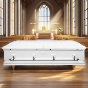 Ataúd de madera Estilo Norteamericano Saturna, ataúdes de madera dura de alta calidad, urnas funerarias al por mayor, producto del fabricante - Product Image 4