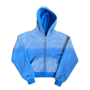 Sweat-shirt à capuche vintage pour femme, en coton épais, effet délavé, avec intérieur brossé doux pour un confort quotidien - Product Image 4