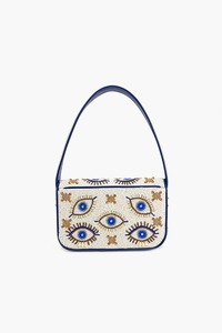Nouvel Arrivage – Sac Fourre-tout Bandoulière en Cuir Véritable et Toile pour Femme, Sacs à Épaule Élégants Ornés de Perles pour Dames, Vente en Gros pour Filles - Product Image 4